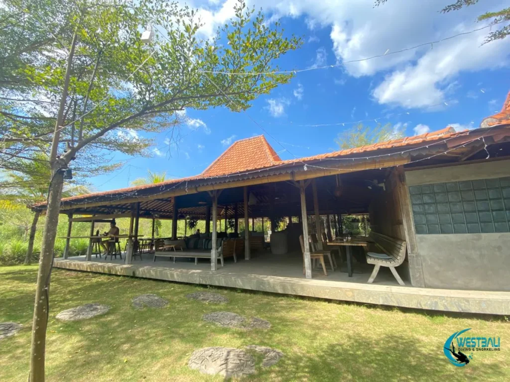 Exterior view of Mangroove Bay Restaurant in Sumberkima, Bali.